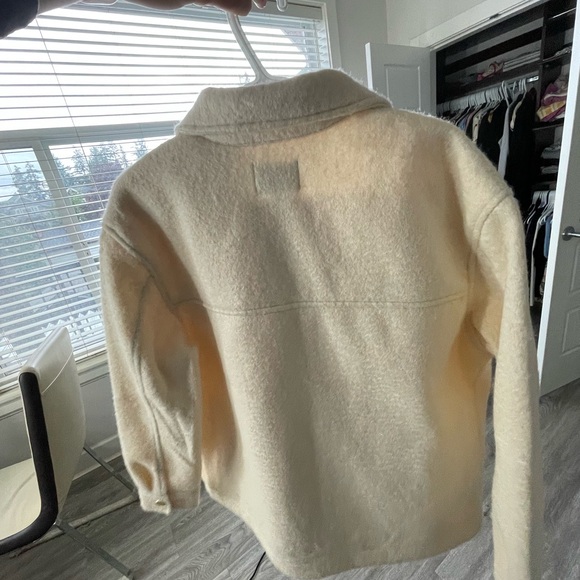Cream Button-Up Jacket - Picture 2 of 4